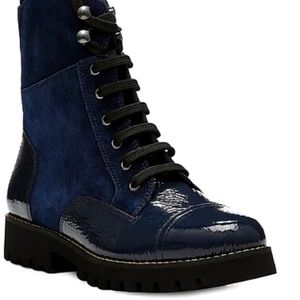 Donald Pliner Lace-Up Combat Boots